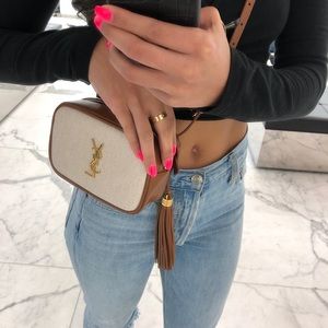 YSL Lou Belt Bag in Canvas